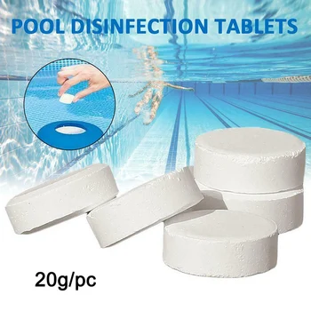 

Newest 5Pcs Chlorine Tablets Multifunction Disinfection for Swimming Pool Tub