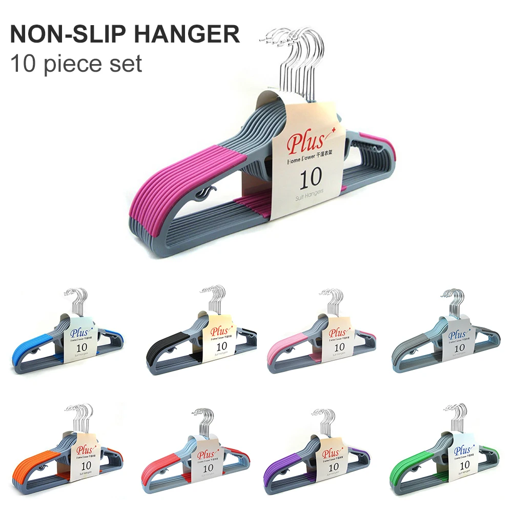 

Multi-functional Cloth Hanger Wet And Dry Use Non-slip Hangers Household Plastic Hangers Clothes Towel Racks Drying Rack Storage