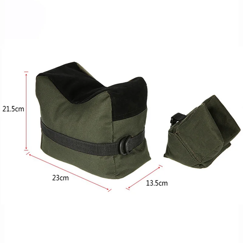 Front & Rear Bag Gun Rest Rifle Bench Support Sandbag Tactical Sniper Shooting Target Stand Hunting Gun Accessories Bag sandbag support bag gun rest bag set