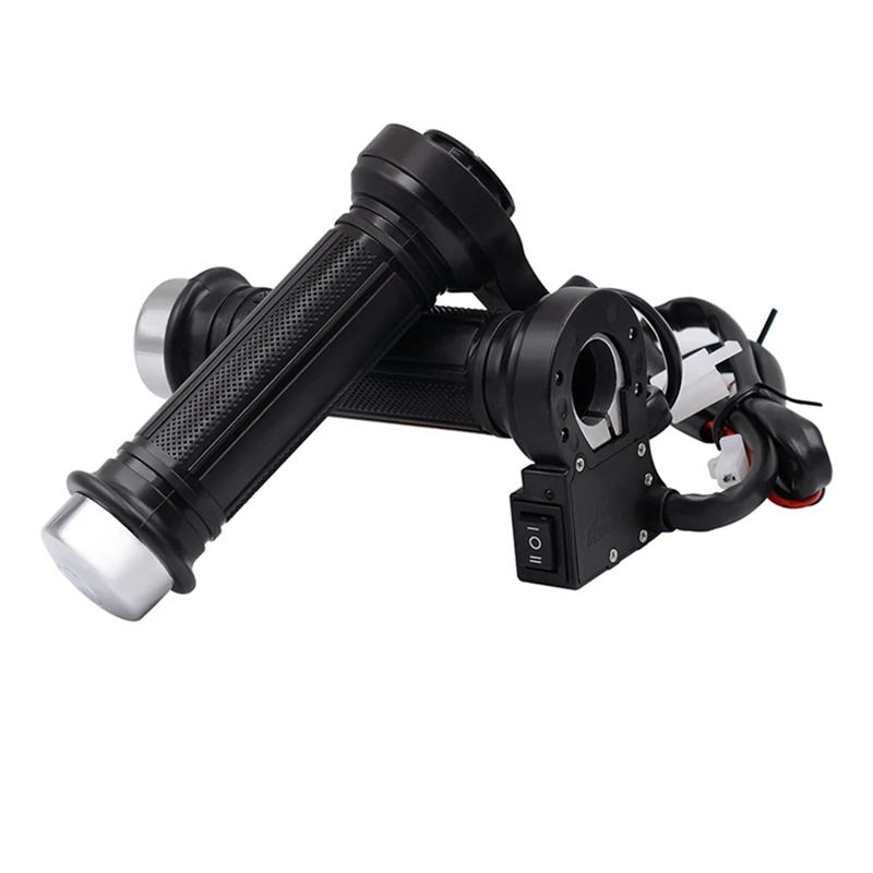 

12V 12W-24W Adjustable temperature Motorcycle Handlebar Universal Electric Heated Handle Motorbike Heating Grips Set