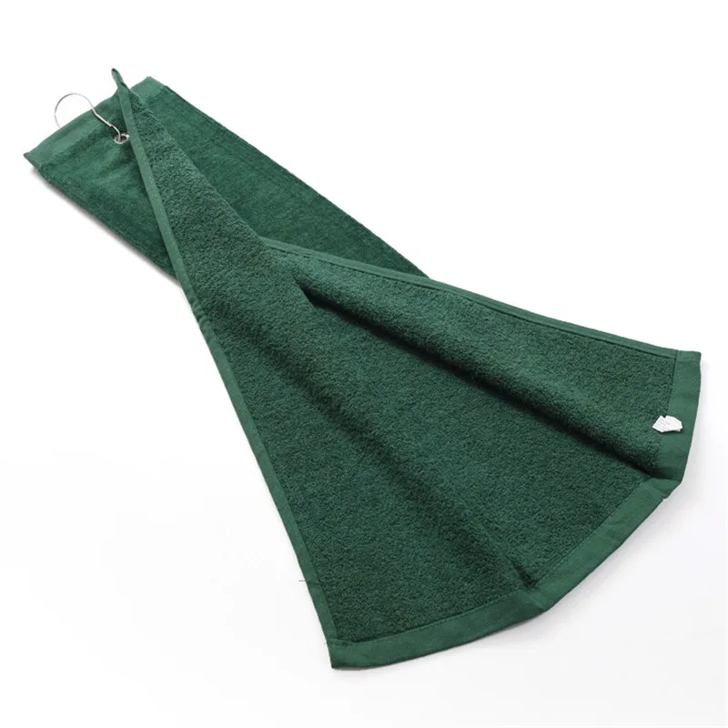 40*60cm 100% cotton Golf Towels With Bag Hook Sport Towel Swim Travel Gym Face Washcloth Towels Toalha De Esportes