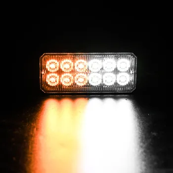 

DC 12V-24V 36W 12 LED Truck Strobe Flashing Light Alarm Lamp Boat Universal