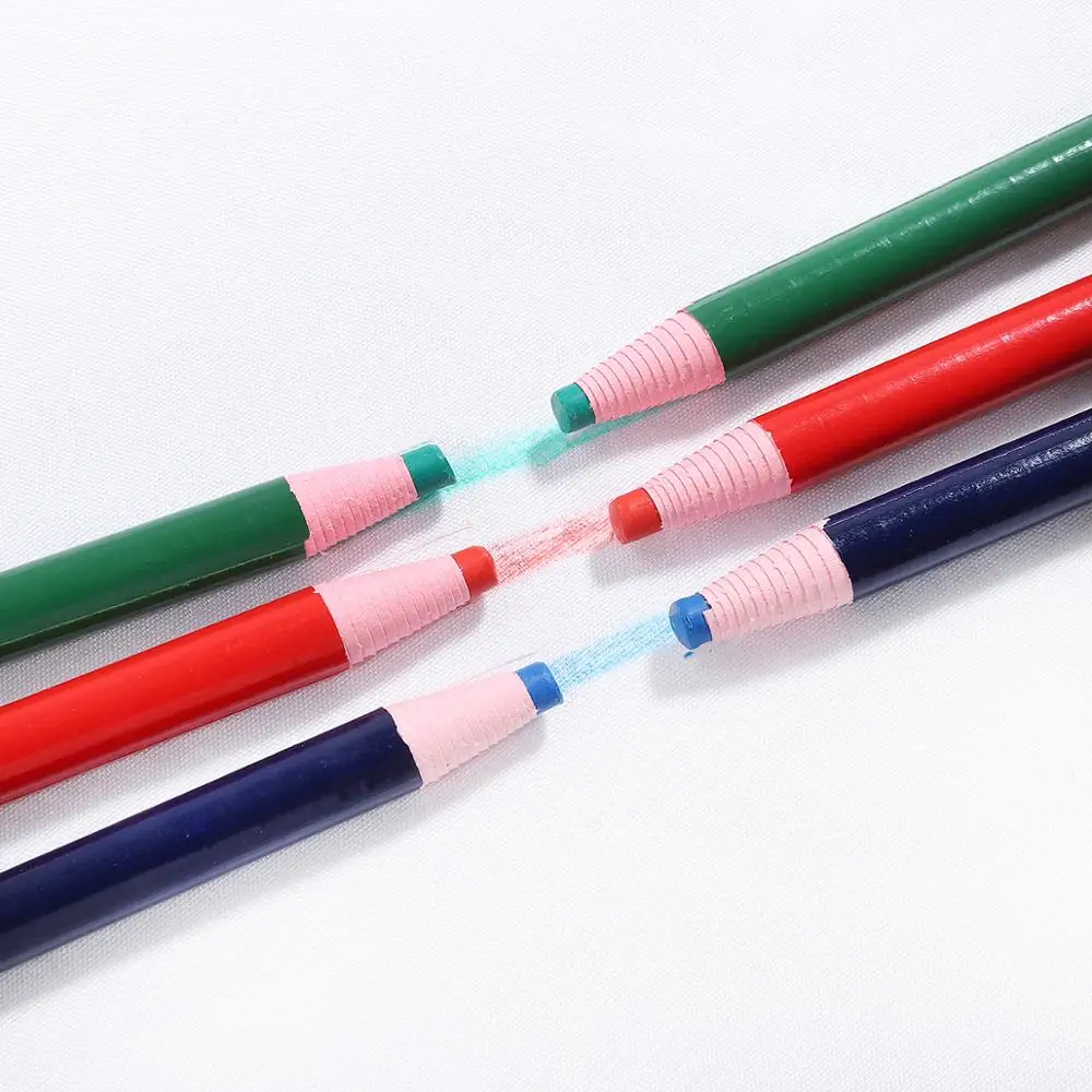 6pcs Colorful Cut-free Sewing Tailor's Chalk Pencils Fabric Marker Pen for Tailor Sewing Accessories Sewing Chalk Garment Pencil