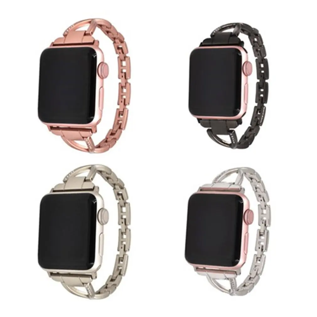 Браслет Ремни светящиеся для Apple Watch123 светящиеся бусины часы ручной работы с металлические браслеты модные подчеркивает индивидуальность Новинка