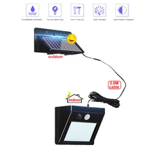 1/4pcs 30 LED Solar light 3modes solar Powered Panel PIR Motion Sensor Wall lamp Yard Fence Outdoor Path Street Garden lighting