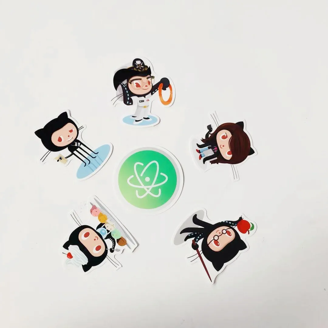24 Zhang Belief купит~ GitHub клейкая бумага Осьминог Кот скейтборд ноутбук компьютер GitHub клейкая бумага gitshop