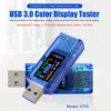 AT34 USB 3.0 Color Display Tester LCD Voltmeter Ammeter Voltage Current Meter USB Capacity Tester Meter Multimeter Meter ► Photo 3/6