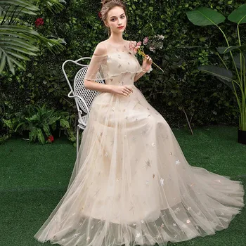 

Sequin Shiny Women Maxi Dress Sequined Transparent Loose A Line Mesh Patchwork Solid Summer Dress Elegant Lace Sexy Party Dress