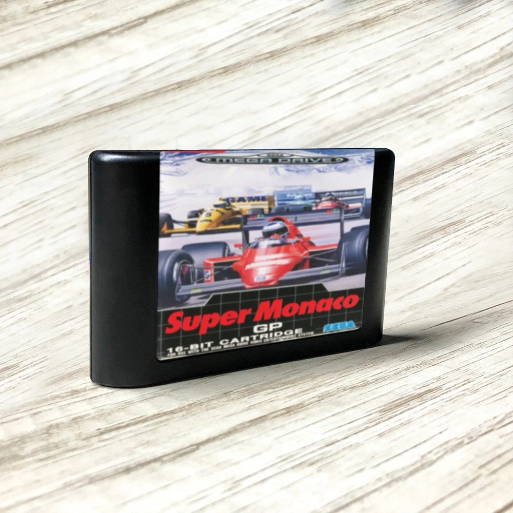 Super Monaco GP EUR Label Flashkit MD Electroless Emas Papan ...