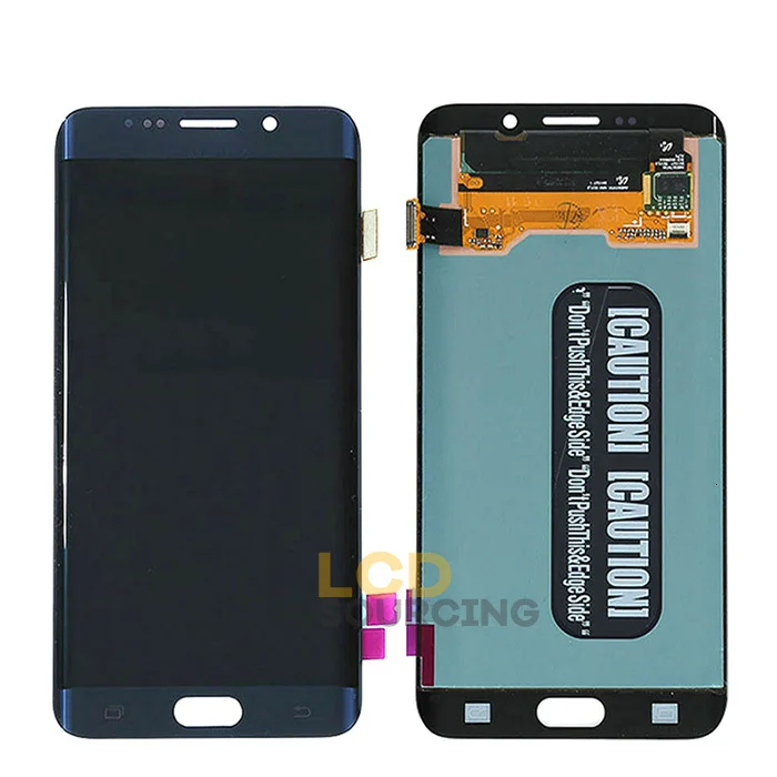 5," дюймовый lcd AMOLED дисплей для samsung Galaxy S6 Edge G925 lcd с рамкой кодирующий преобразователь сенсорного экрана в сборе Замена