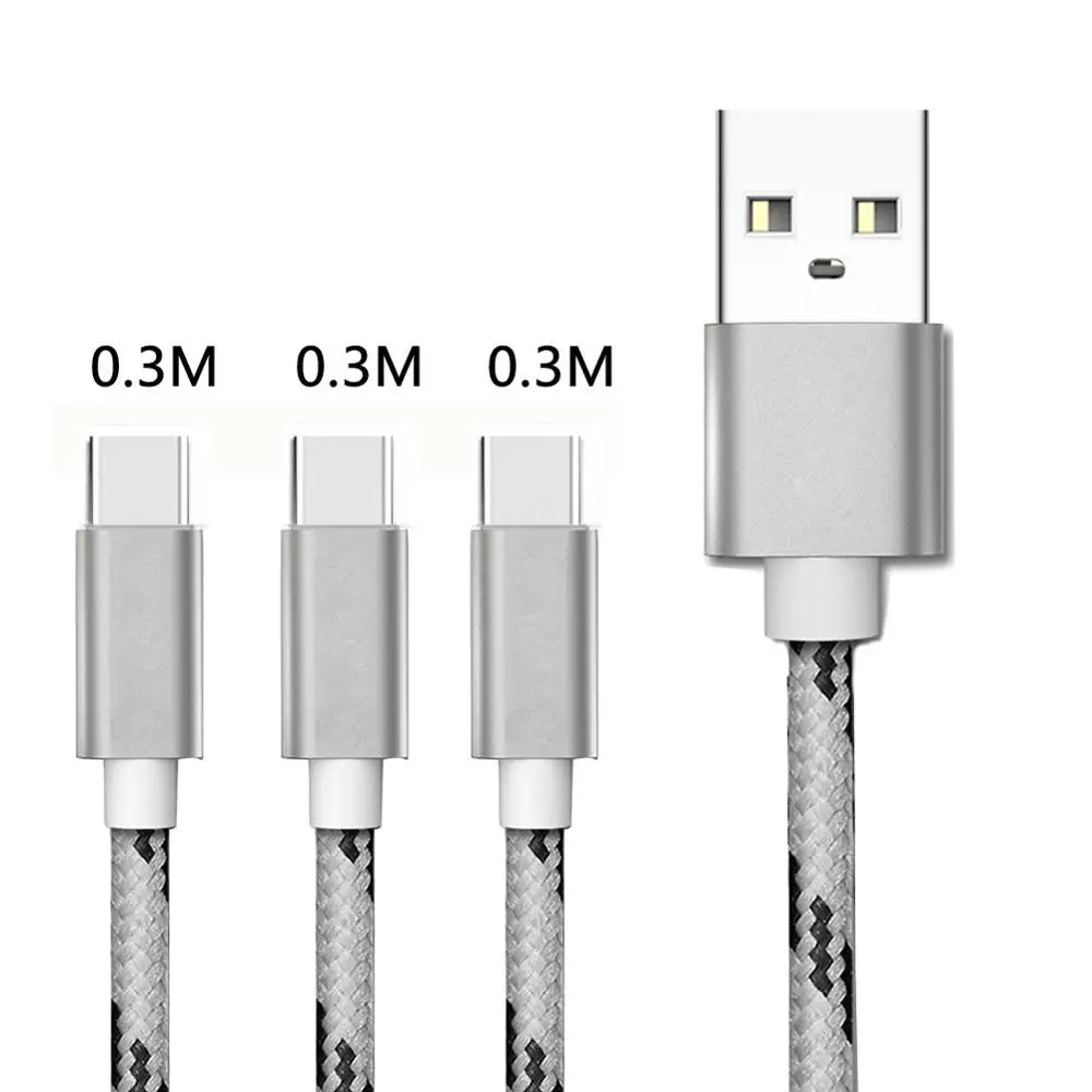 Купить Телефонный кабель USB Type-C для быстрой зарядки и синхронизации данных в нейлоновой | Зарядные устройства для телефонов (32740083640)