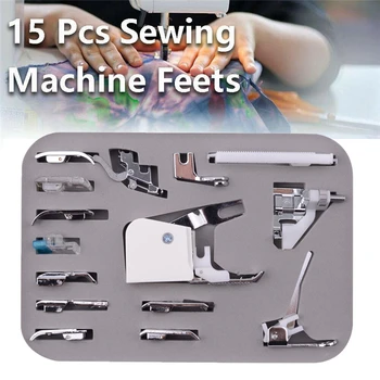 

15pcs/Set Presser Foot Feet Sewing Machine Part Accessories Set