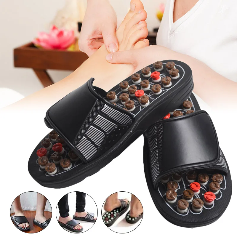 

Foot Massage Slippers Acupuncture Therapy Massager Shoes For Foot Acupoint Activating Reflexology Feet Care Massageador Sandal
