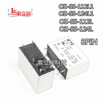 

5PCS/Lot NEW Relay OZ-SS-112L OZ-SS-124L OZ SS 112L OZ-SS-112L1 OZ-SS-124L 16A/240VAC 12V/24V 8Pin High Power Relay