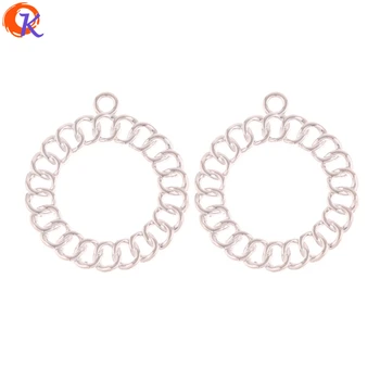 

Cordial Design 100Pcs 29*32MM Jewelry Accessories/Earring Connectors/Chain Ring Shape/Zinc Alloy/DIY/Hand Made/Earring Findings