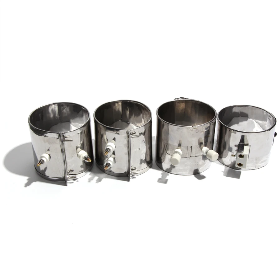 Elemento Aquecedor de 75 mm de Diâmetro 7085 mm Altura 110 220 380v 500 570 600w Faixa Aquecedora de Mica para Máquina de Injeção Aço Inoxidável