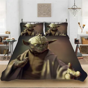 

Movie Star Wars Bedding set Double-Single Bedclothes Include King-Full Size Duvet Cover Pillowcase Print Home Textile Bed Linens