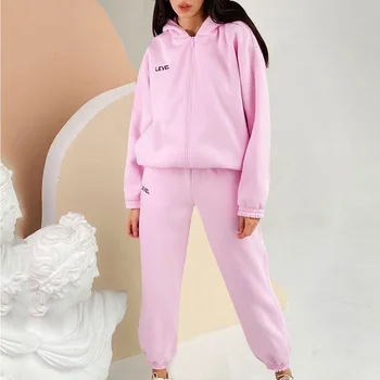 

Women's Pajamas Sets Outfits Autumn Tracksuit Oversized Sleepwear Hoodie And Pants Casual Pajamas Sport Suit Winter Homewear