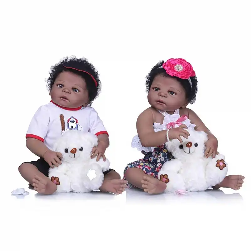reborn baby twins black