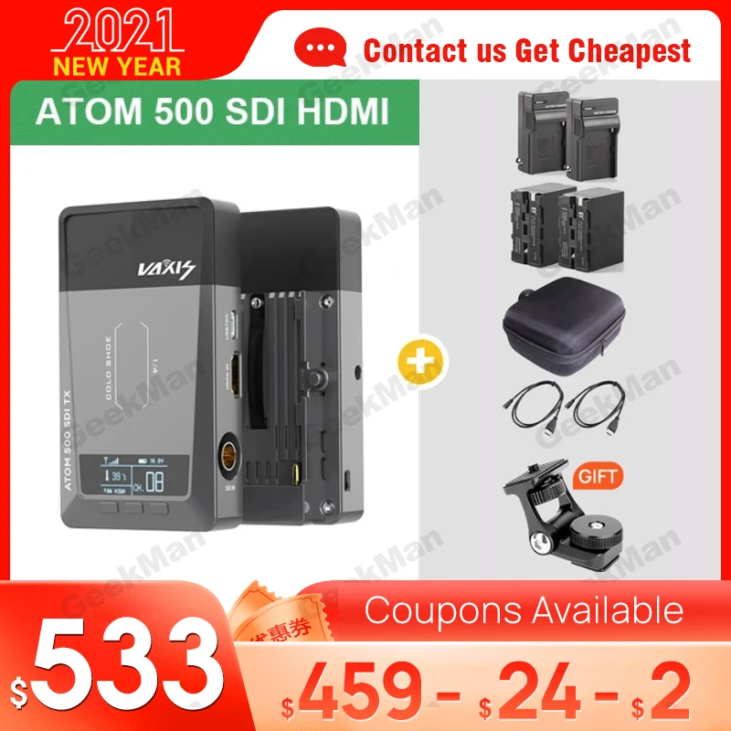 Vaxis Atom 500 Sdi 1080p Transmission For Camera Ipad Image Wireless