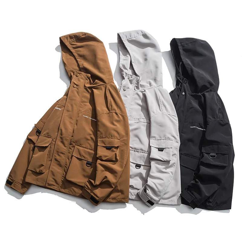 

2019 Autumn New Style Japanese-style Popular Brand Coat Men's Hooded Jacket Loose Charge Clothes Men'S Wear