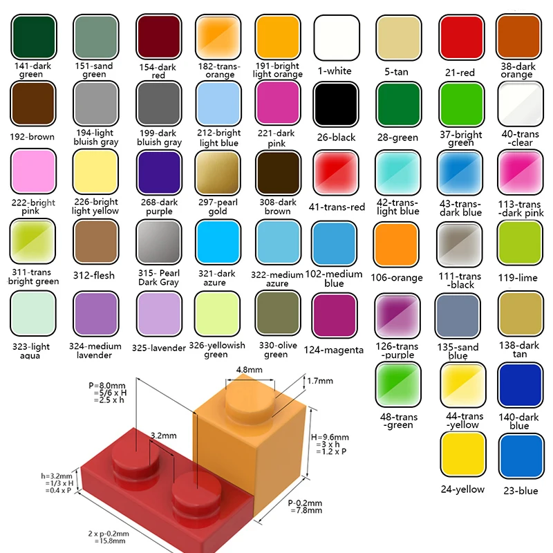 FREE P&P! LEGO 61482 Utensil Handcuffs Select Colour 