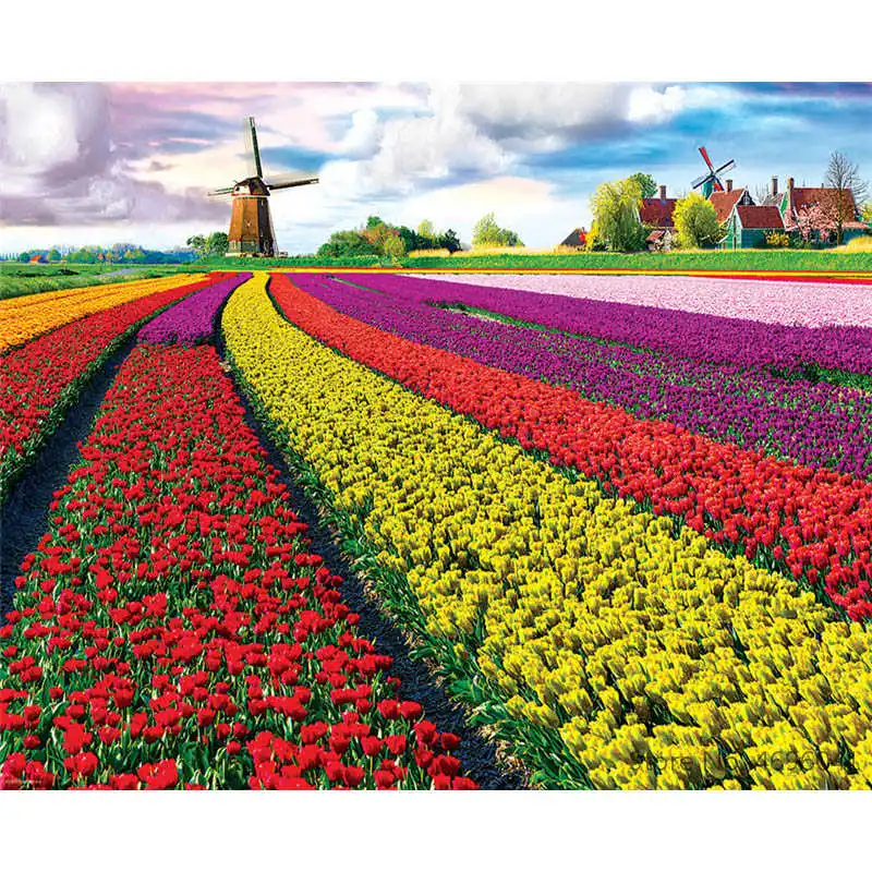 

Painting By Numbers Frameworks Coloring By Numbers Home Decor Pictures Landscape Tree Flower Decorations RSB8392