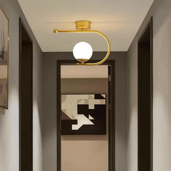

Verllas Modern LED Ceiling Lights for bedroom corridor aisle balcony porch Gold Led ceiling Lamp lighting fixtures