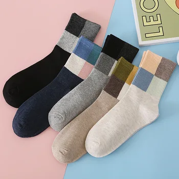 

Colorful Sock for Woman Plaid Socks Women Adult Kawaii Ladies Elegant High Soft Sox Cotton Spring Autumn Female Trendy Skarpetki