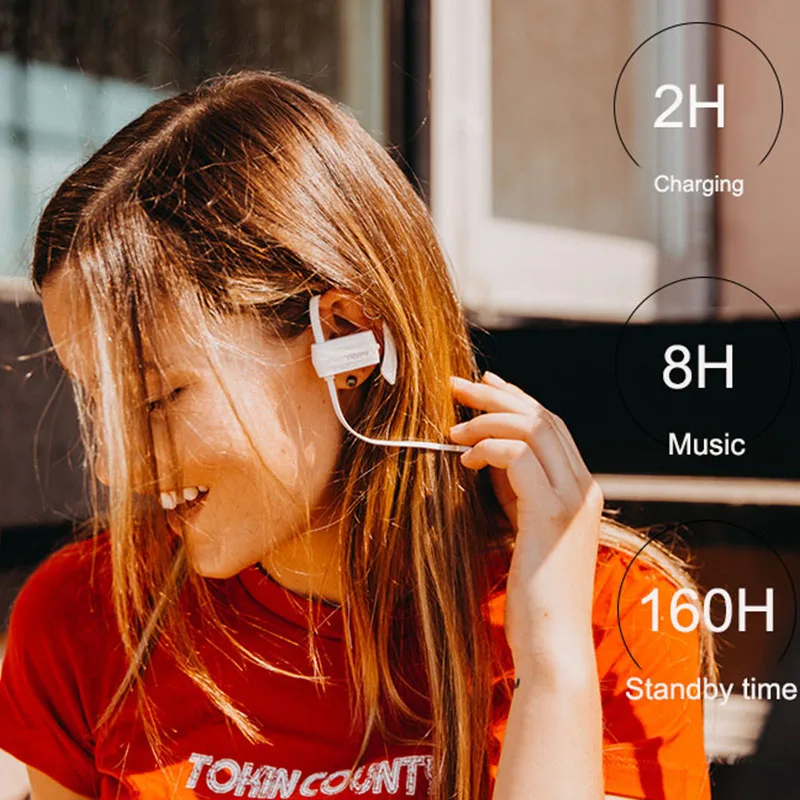 GGMM Bluetooth беспроводные наушники IPX4 водонепроницаемая Спортивная гарнитура с
