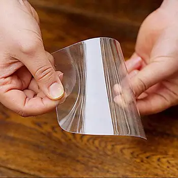 

5 Pcs/set Transparent Plastic Soft Spatula Cake Cream Scraper Fondant Pastry Plain Smooth Jagged Edge Spatula Cutter Baking Tool