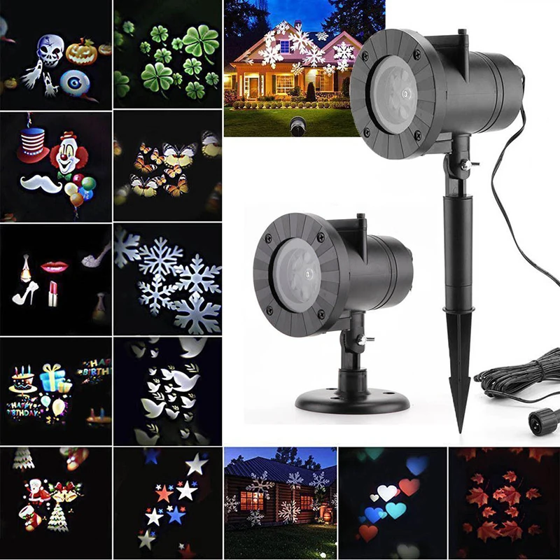 

Lawn Laser new year LED Landscape stage Light Garden Holiday Projector Christmas Decoration garden lamp waterproof