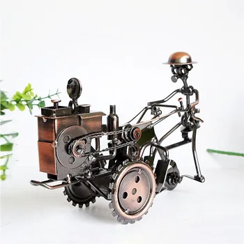 

Gothic Skull Tractor Sculpture Collecting Home Decoration Desk Decor Ornaments Boy Toys Gifts Exquisite Metal Design Figurines