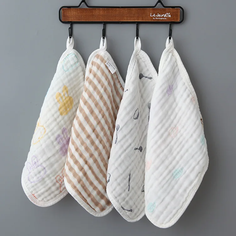 

Goocheer Muslin Newborn Baby Bibs Soft Feeding Towel Bib Bibs Burp Cloth Girls Boys Bib Baby Clothing Infant Saliva Towel