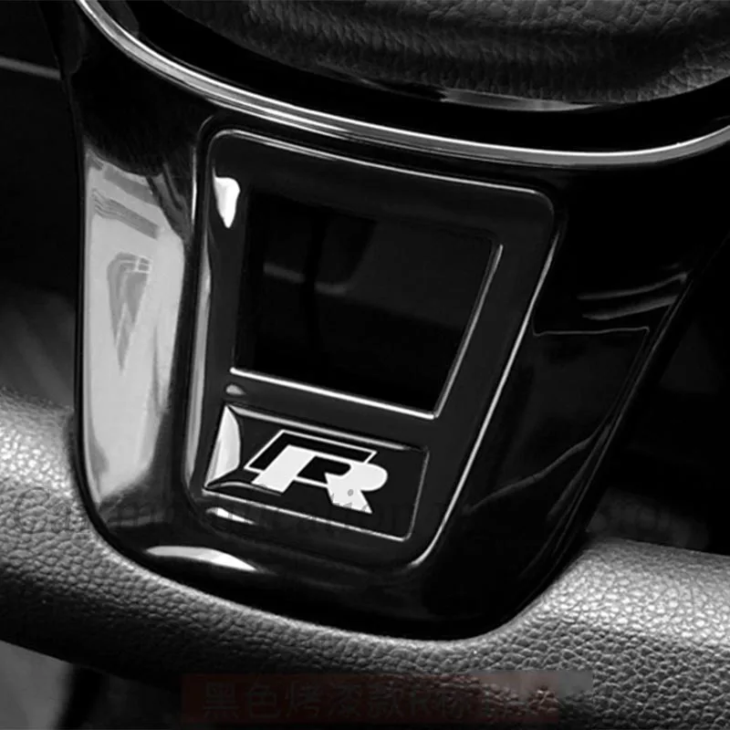 Для VW Teramont Atlas ABS R Стиль внутренняя Накладка для рулевого колеса отделка