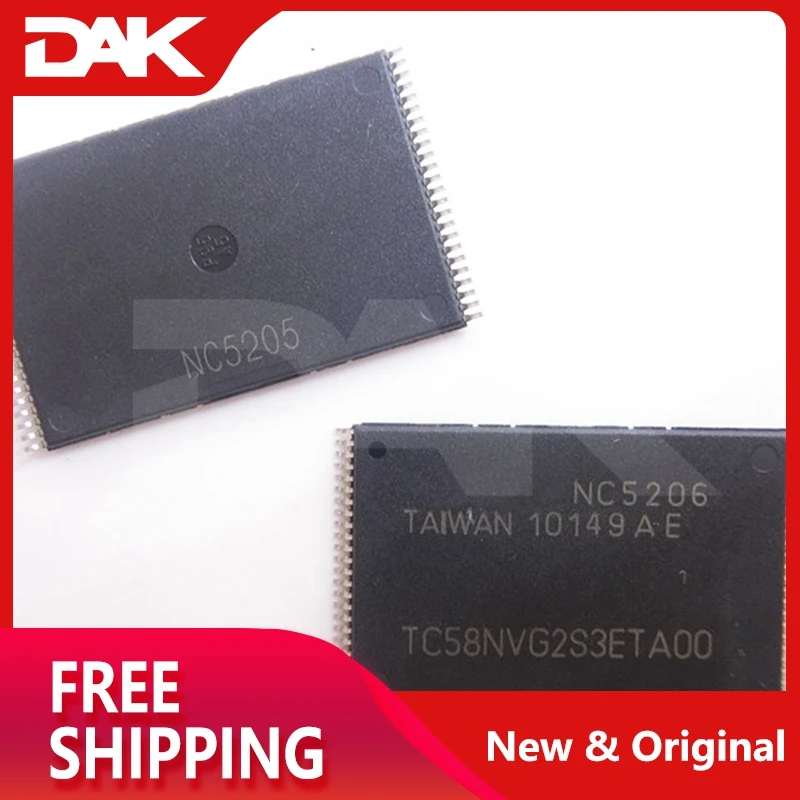 10 шт. TC58NVG2S3ETA00 TSOP 4 Гбит(512 М x 8 бит) CMOS NAND E2PROM микросхема