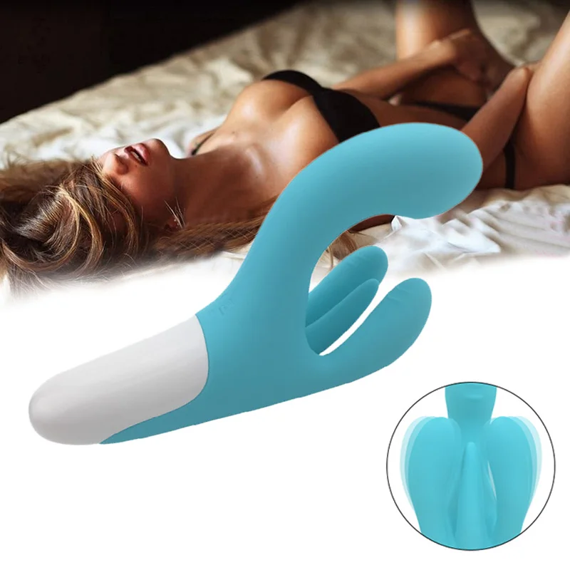 Вибратор Кролик 10 скоростей фаллоимитатор вибратор силиконовый