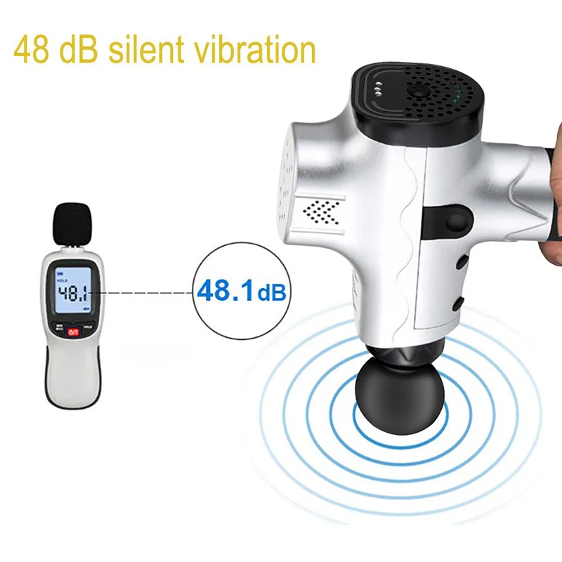Ткань для управления боли в мышцах после тренировки пистолет массаж мышечный массажер Расслабление тела Корректирующее облегчение боли