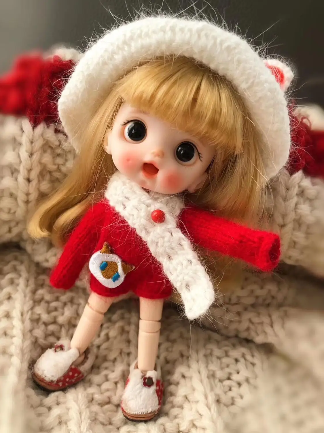 OB11 кукла Кастомизация кукла 1/8 BJD куклы OB DIY полимерная глина 20191216