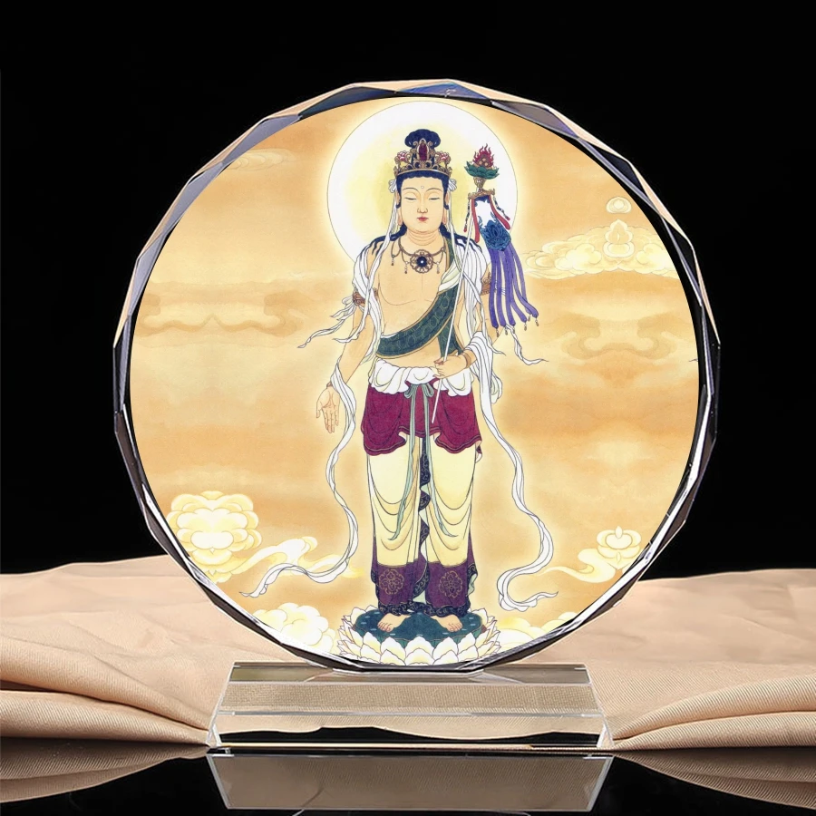 

Тантрический протектор Dharma-Nanwu кроме портрета барьера Gai Bodhisattva, домашнее поклонение, хрустальные украшения, поделки, украшения