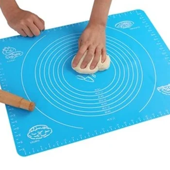 

1Pc New Silicone Rolling Pastry Boards Baking Mats Liners Fondant Sugar Craft Cake Dough Cutting Mat Baking Tools