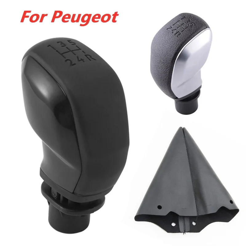 

For CITROEN C1 C3 C4/For PEUGEOT 106 107 205 206 207 306 307 308 309 405 406 407 508 605 607 806 MT Gear Shift Knob Boot Case