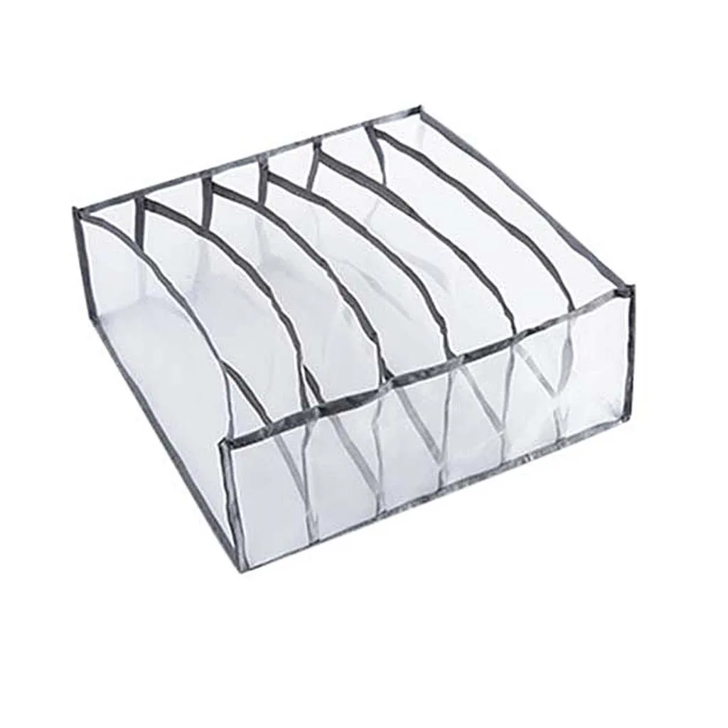 Hot Sale Underwear Storage Box with Compartments Socks Bra Underpants Organizer Drawers Divider | Дом и сад
