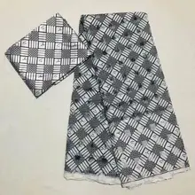 Модальная органза атласная шелковая ткань Африканская мягкая восковая ткань с принтом 2 ярда шифон 4 ярда audel modell ИМИТИРОВАННАЯ Анкара ткань 2201