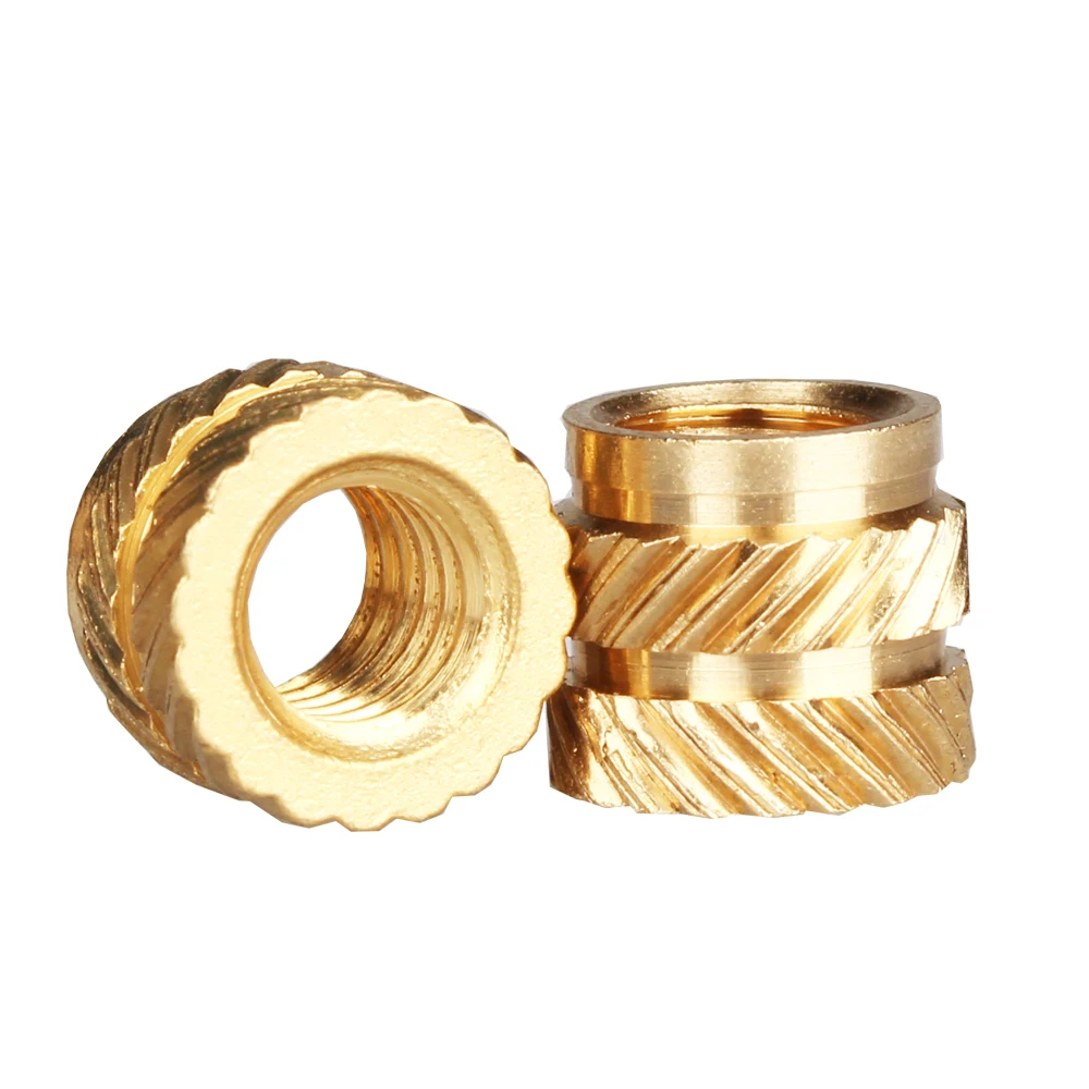 M5 M6 30Pcs Insert Knurled Nuts Brass Hot Melt Inset Nuts Heating