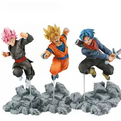 Dragon Ball Goku trunks Zamasu ПВХ фигурка игрушки Жемчуг дракона Супер Saiyan Роза Гоку черная модель игрушки для детей