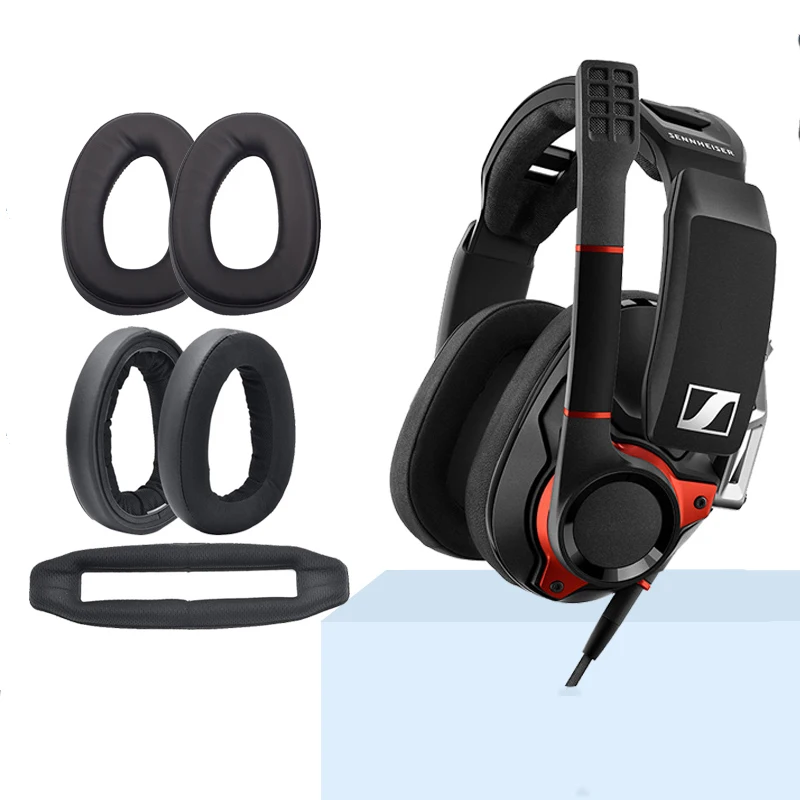 Запасные подушечки для наушников колодки пенные подушки крышка Sennheiser GSP 600 GSP600 500