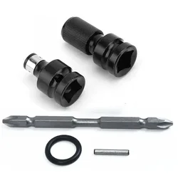 Ensemble de 5 clés à cliquet carrées à hexagonales de 1/2 à 1/4 pouces, adaptateur de douille, Kit de convertisseur d'outils 