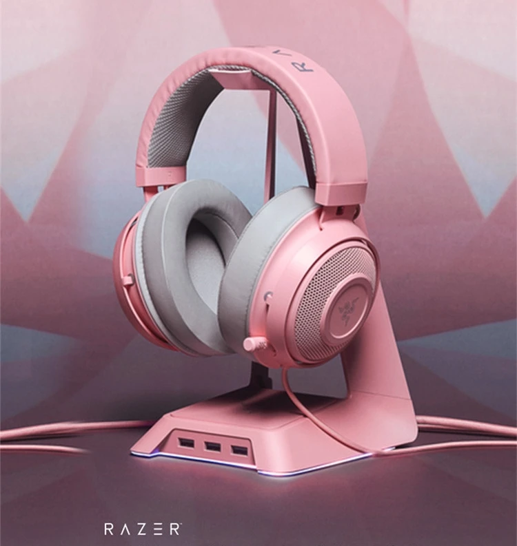 Full new Razer Kraken pink Quartz cat 