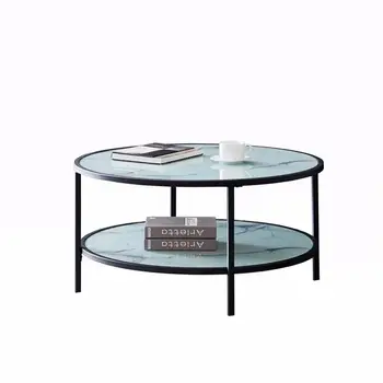 

Modern minimalist design Glass coffee table with large storage space living room furniture bedroom furniture coffee table desk